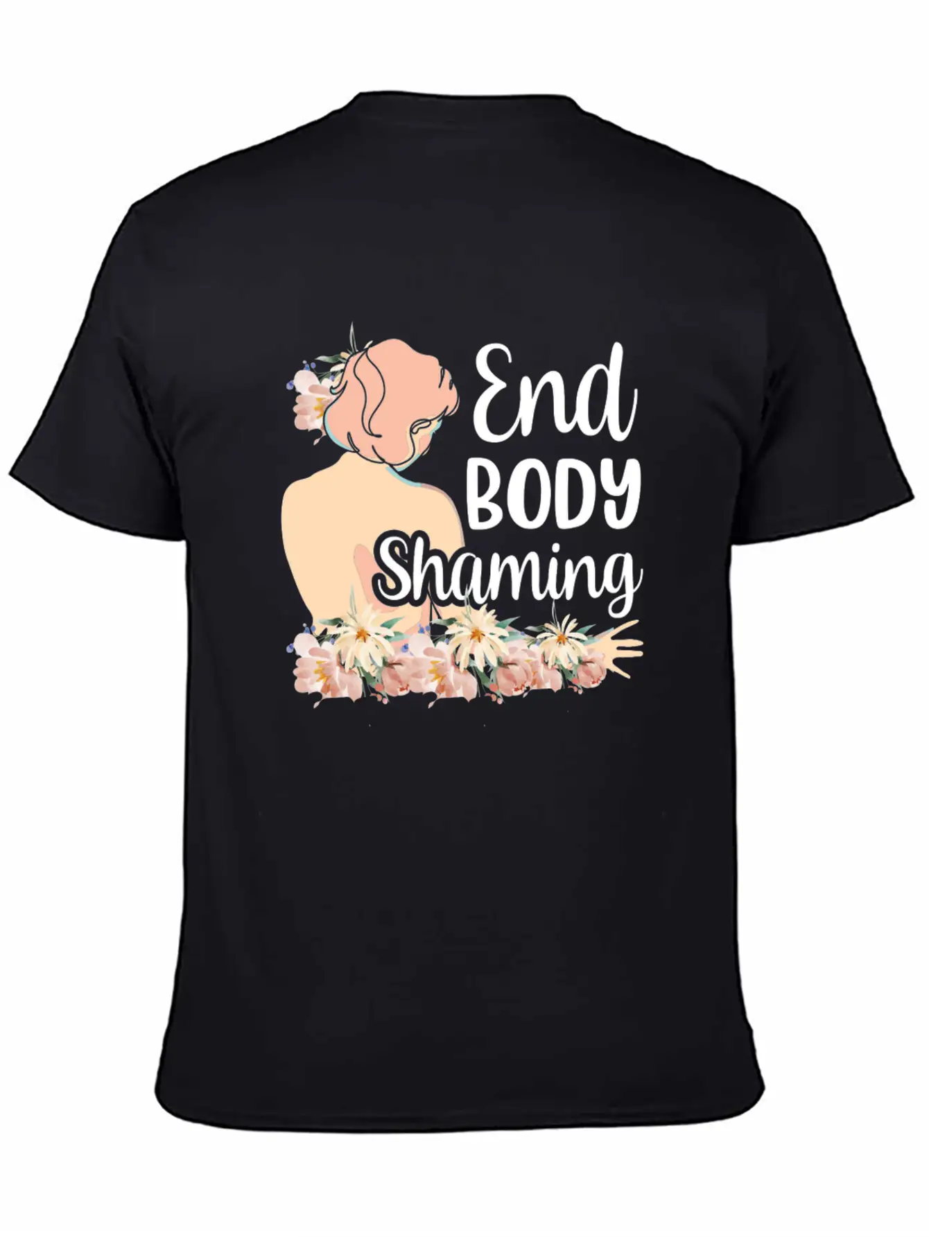 End Body Shaming Appearance Mocking Stop Unisex Casual T-Shirt – Clean Design For Daily Comfort