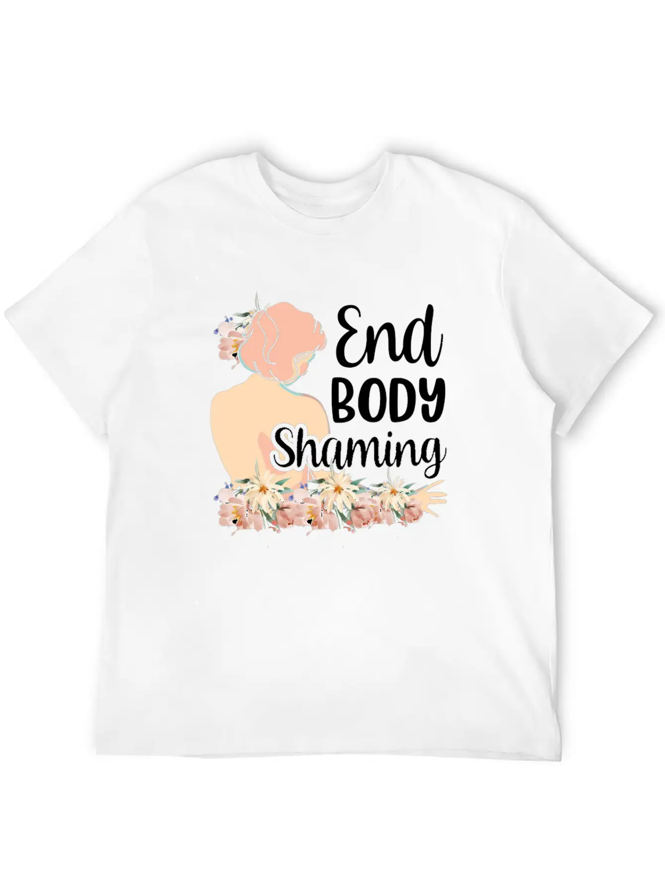 End Body Shaming Appearance Mocking Stop Unisex Casual T-Shirt – Clean Design For Daily Comfort