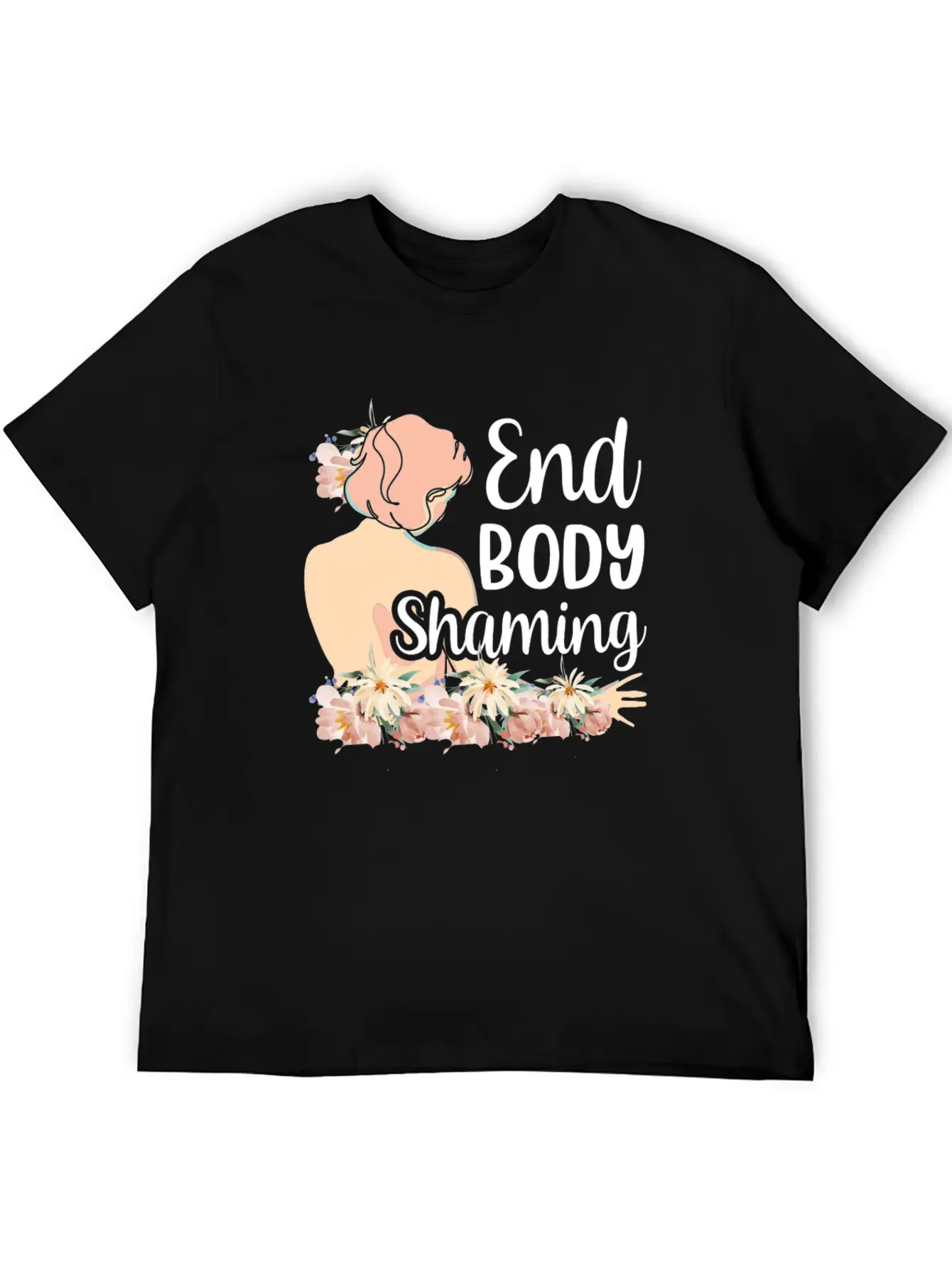 End Body Shaming Appearance Mocking Stop Unisex Casual T-Shirt – Clean Design For Daily Comfort