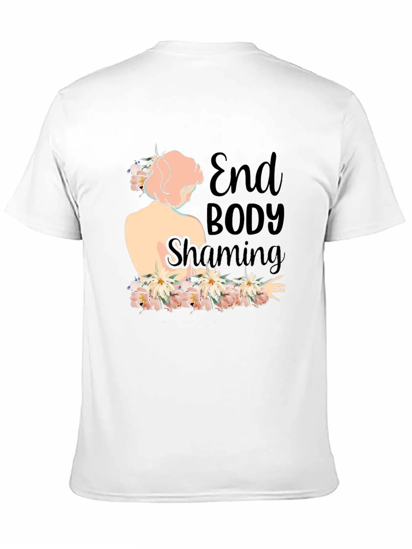End Body Shaming Appearance Mocking Stop Unisex Casual T-Shirt – Clean Design For Daily Comfort