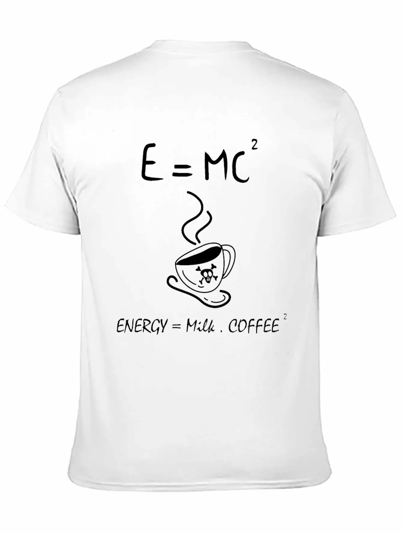 Energy Milk Coffee Basic Graphic T-Shirt – Daily Comfort In Soft Cotton