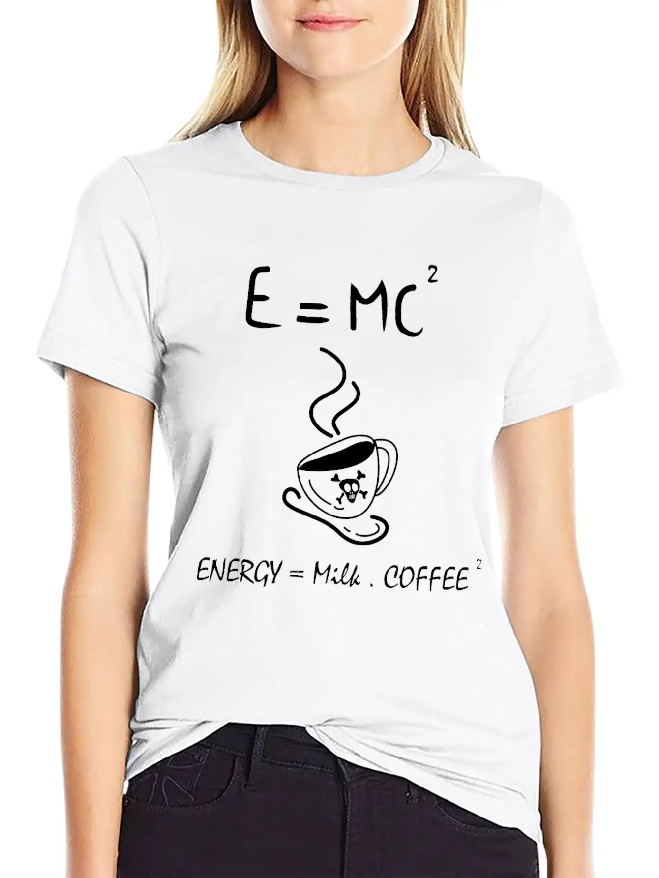 Energy Milk Coffee Basic Graphic T-Shirt – Daily Comfort In Soft Cotton