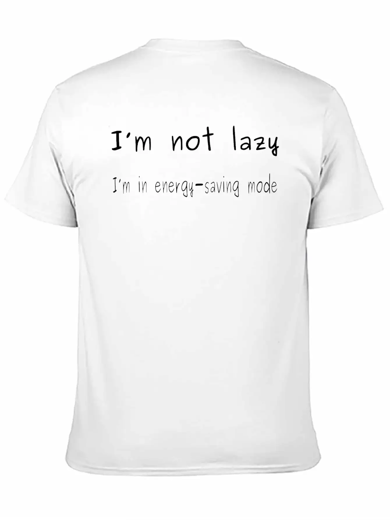 Energy Saving Mode Stylish Everyday T-Shirt – Unisex Basic Cotton Tee