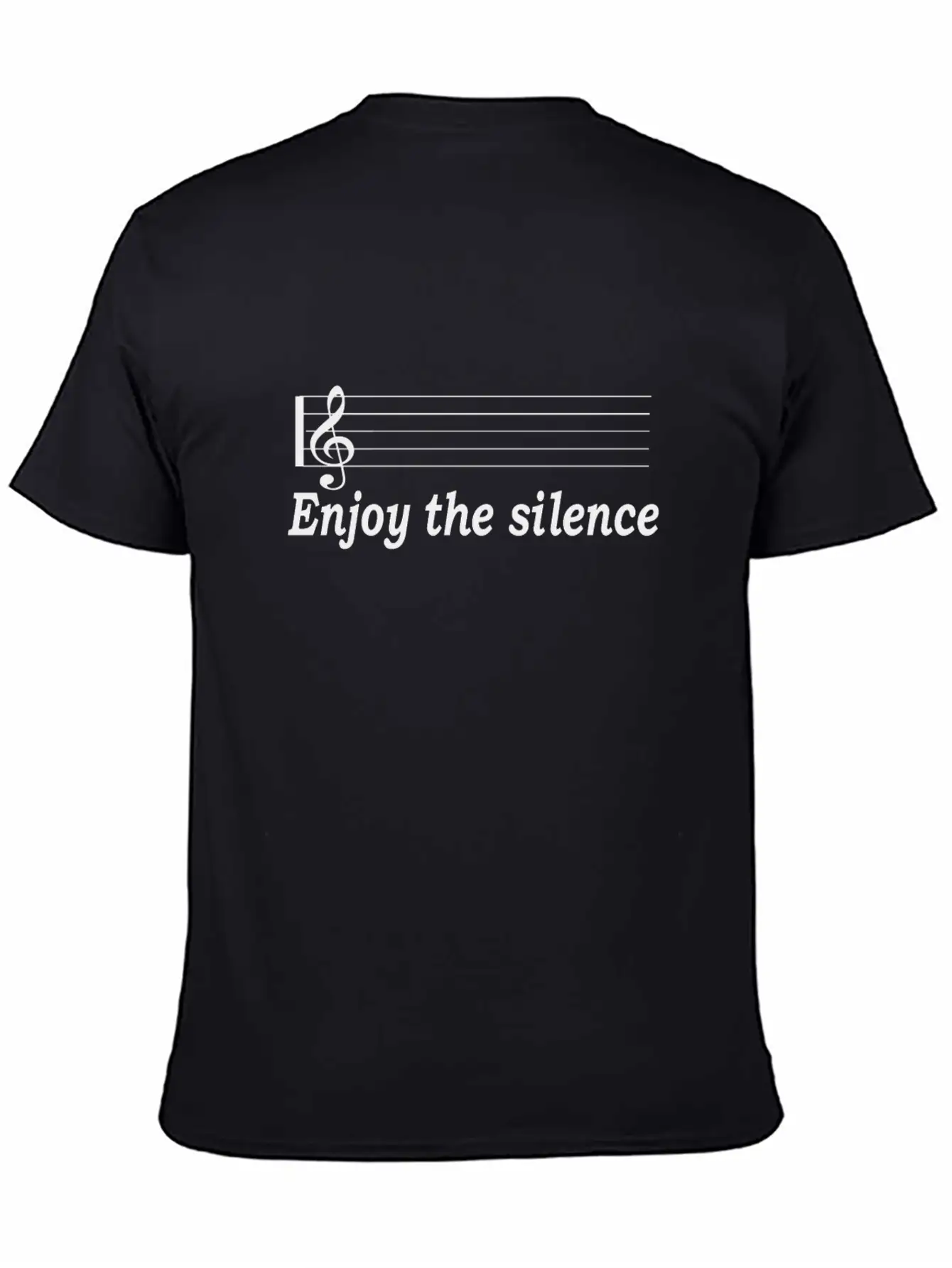 Enjoy The Silence Stylish Everyday T-Shirt – Unisex Basic Cotton Tee