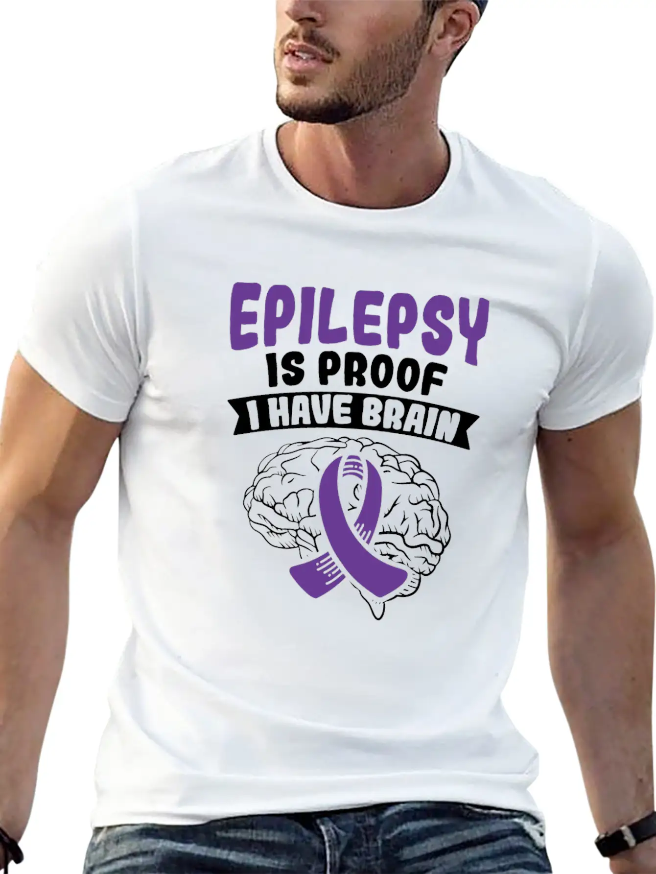 Epilepsy Awareness Epilepsy Awareness Basic Graphic T-Shirt – Daily Comfort In Soft Cotton