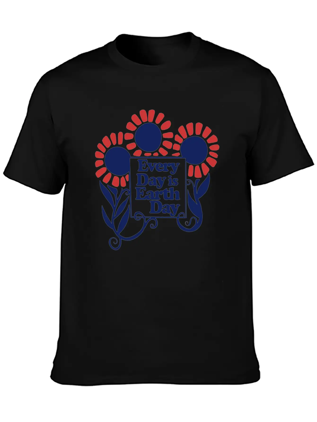 Every Day Is Earth Day Basic Graphic T-Shirt – Daily Comfort In Soft Cotton