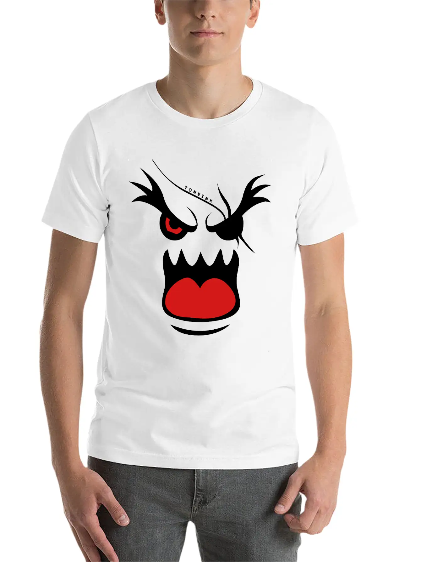 Evil Jellybean (Butch) (M) Lightweight Cotton T-Shirt – Daily Comfort Graphic Shirt