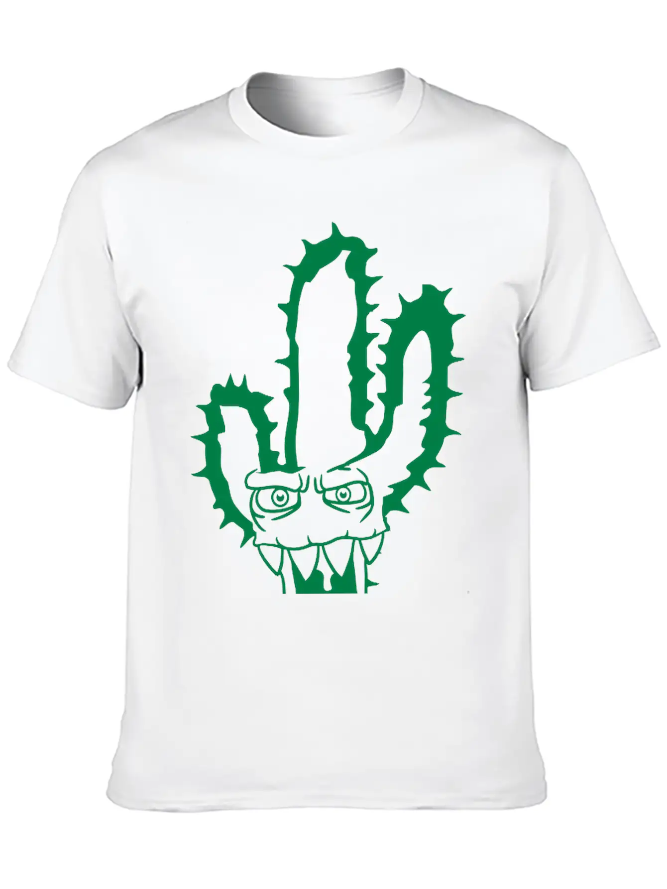 Evil Monster Face Eat Dangerously Funny Comic Cart Classic Cotton Tee – Unisex Comfort For Any Season