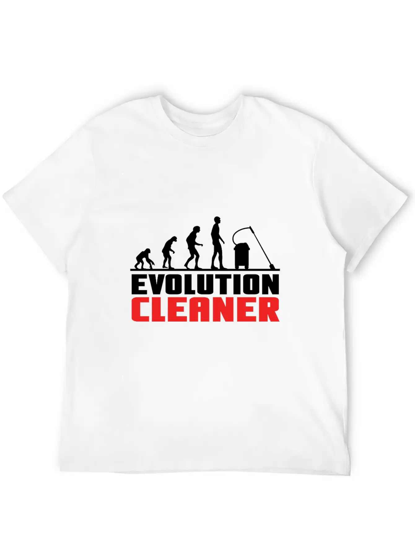 Evolution Cleaning Woman Retro Cleaner Mother Care Relaxed Everyday Tee – Lightweight And Durable Cotton