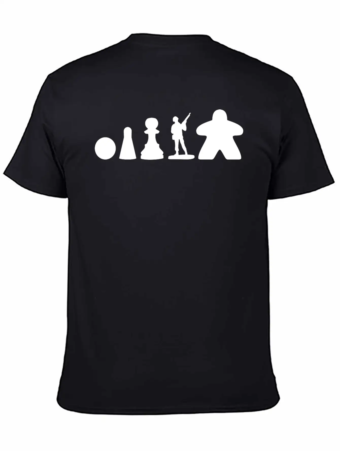 Evolution Of The Meeple Lightweight Cotton T-Shirt – Daily Comfort Graphic Shirt