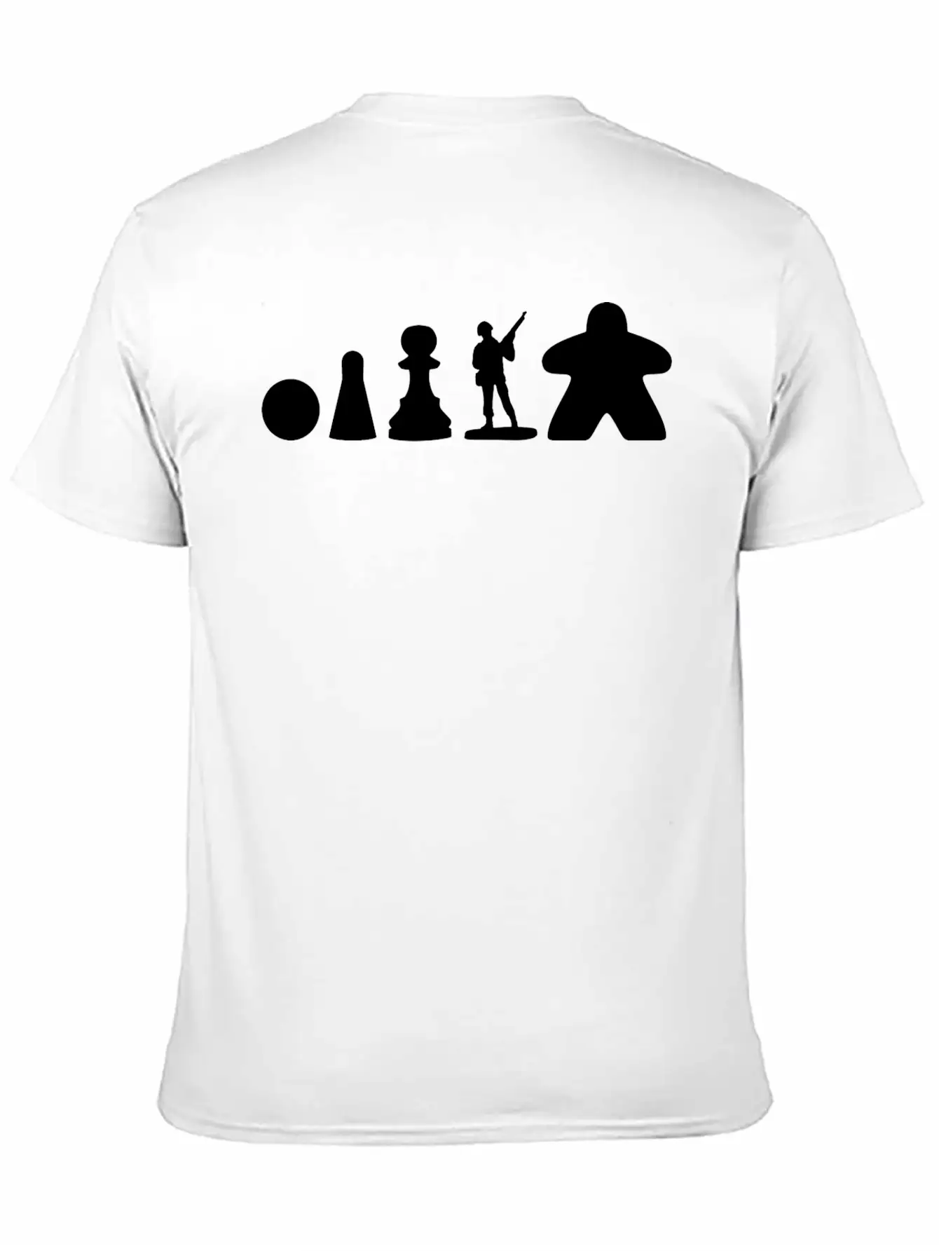 Evolution Of The Meeple Lightweight Cotton T-Shirt – Daily Comfort Graphic Shirt