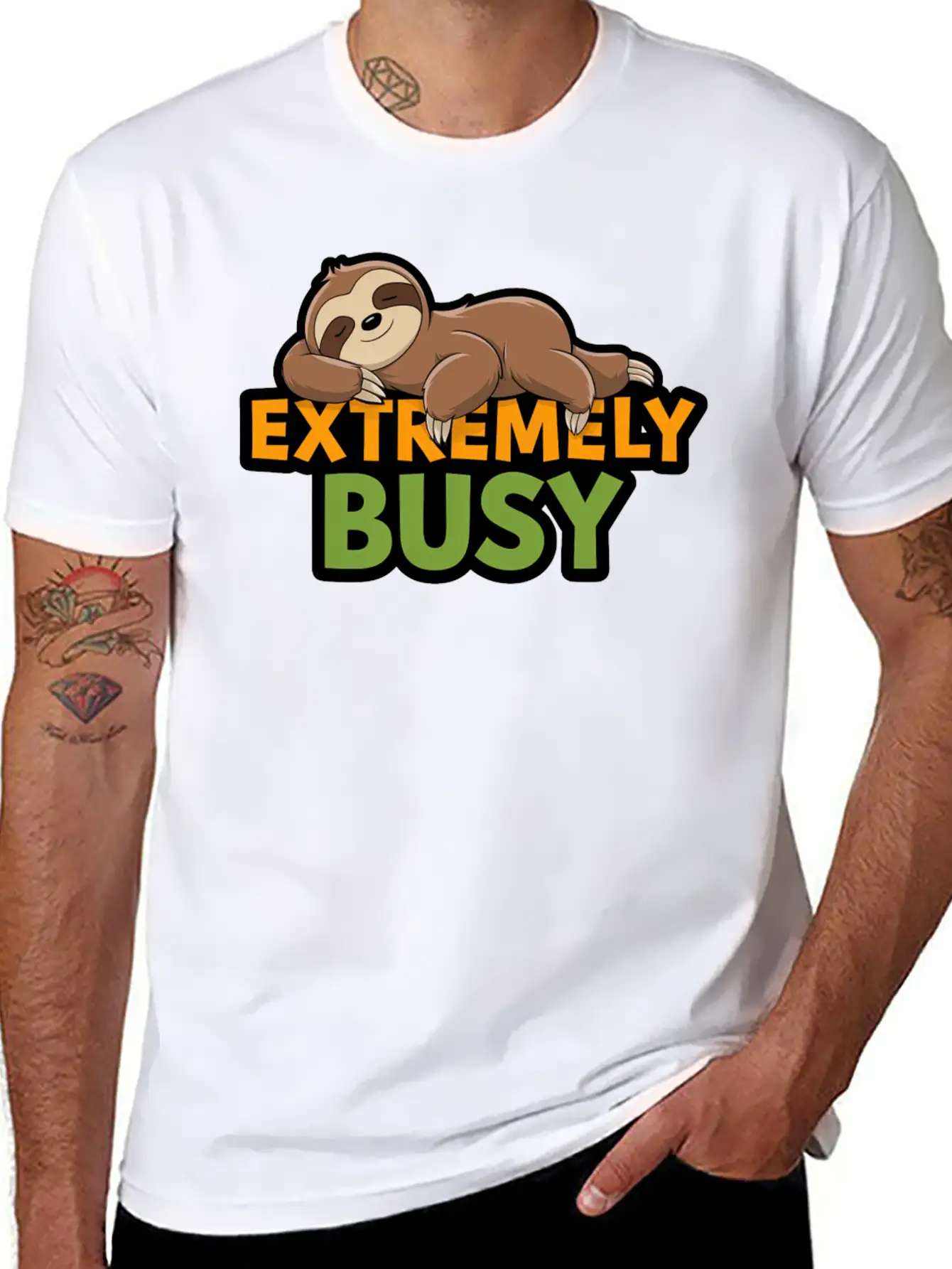 Extremely Busy Stylish Everyday T-Shirt – Unisex Basic Cotton Tee