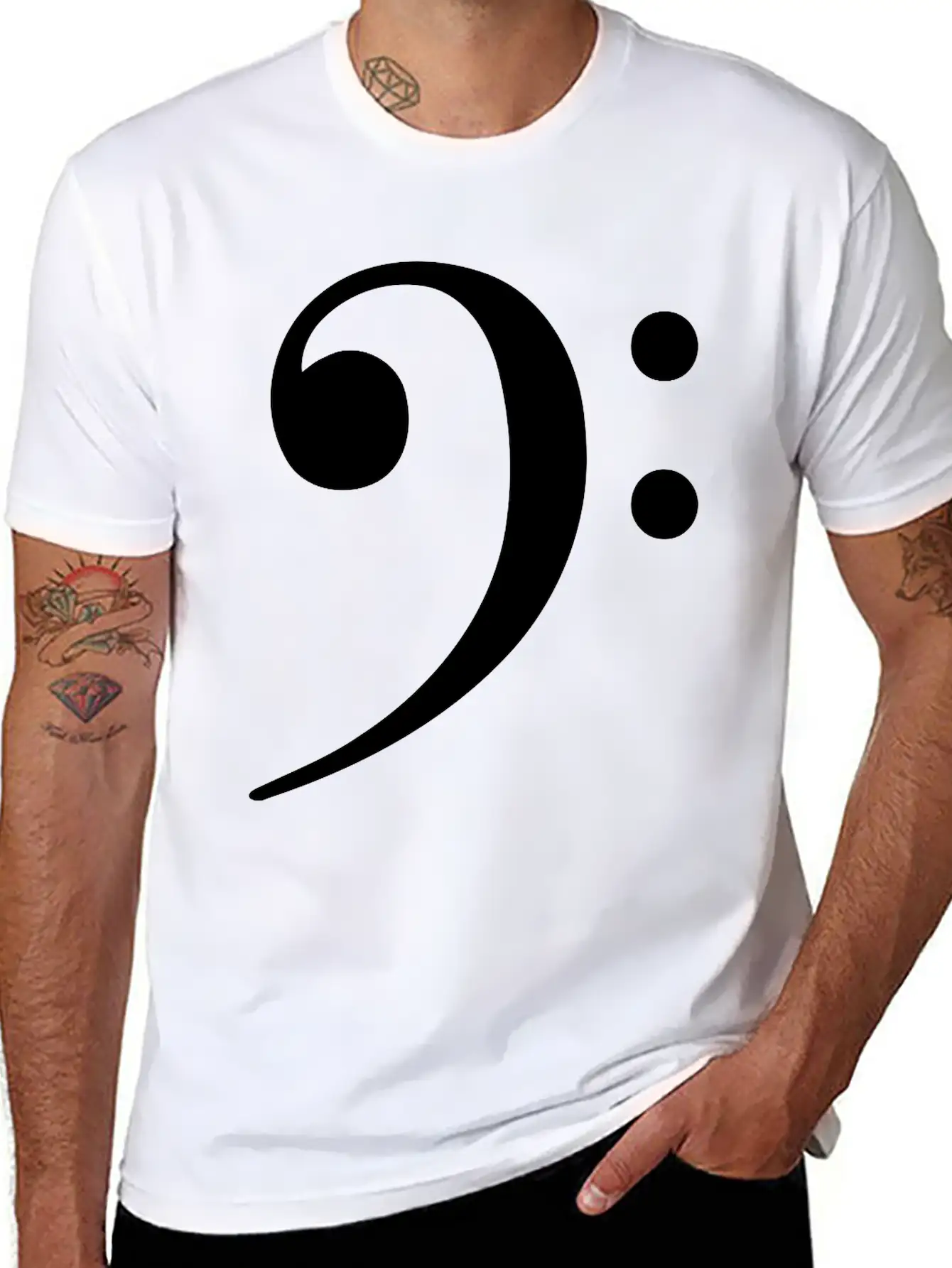 F Clef Stylish Everyday T-Shirt – Unisex Basic Cotton Tee
