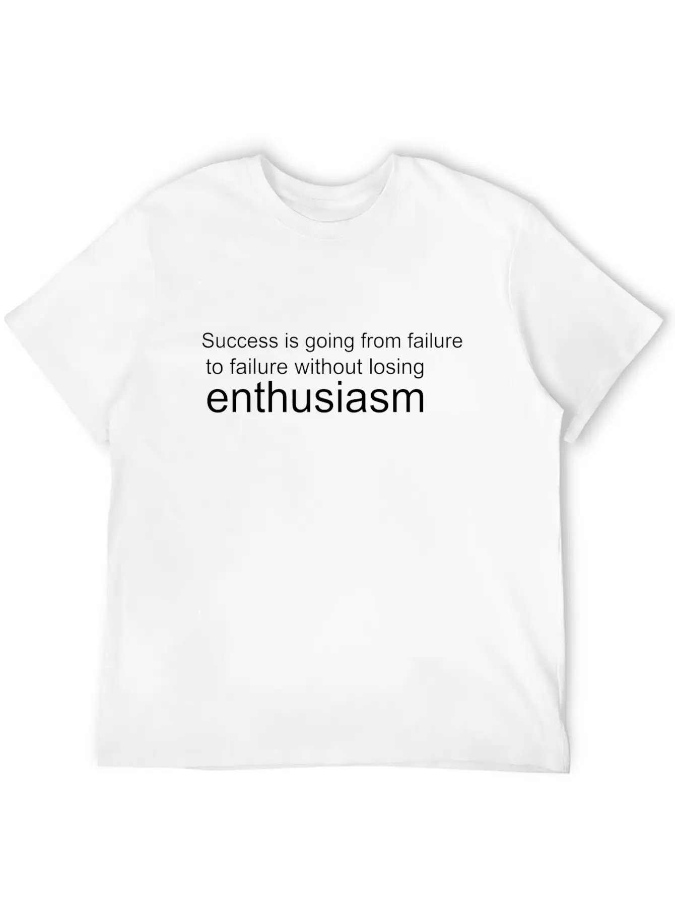 Faemous Thought Lightweight Cotton T-Shirt – Daily Comfort Graphic Shirt