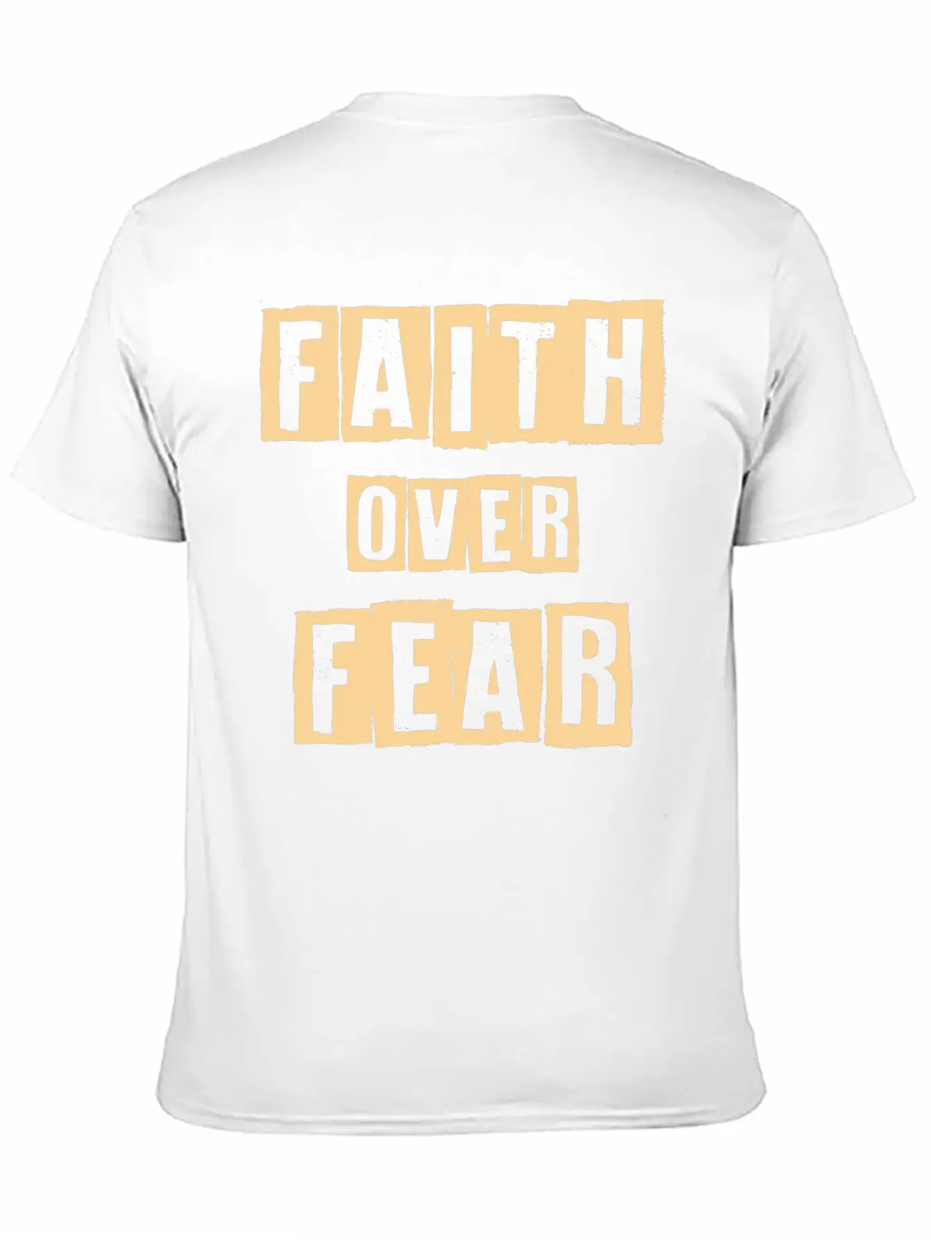 Faith Over Fear Stylish Everyday T-Shirt – Unisex Basic Cotton Tee