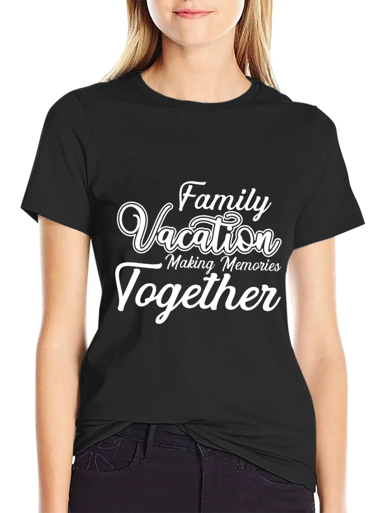 Family Vacation Making Memories Together Basic Graphic T-Shirt – Daily Comfort In Soft Cotton