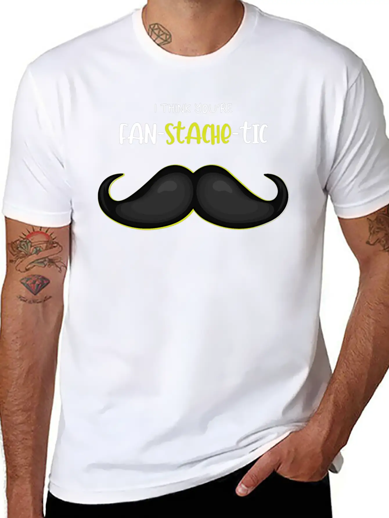 Fan-Stach-Tic Hipster And Cool Gift Stylish Everyday T-Shirt – Unisex Basic Cotton Tee