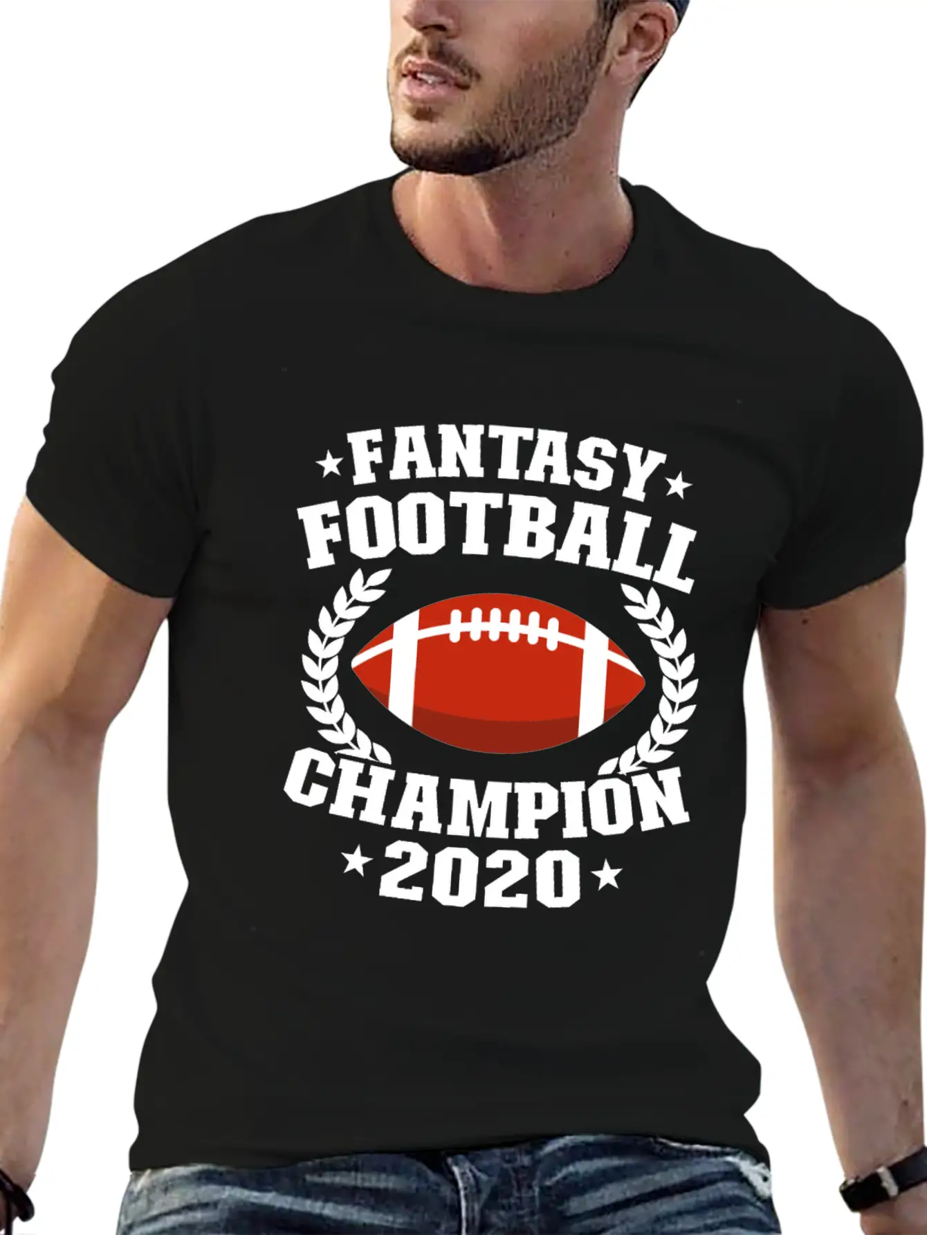 Fantasy Football Champion 2020 Player Funny Gift Basic Graphic T-Shirt – Daily Comfort In Soft Cotton