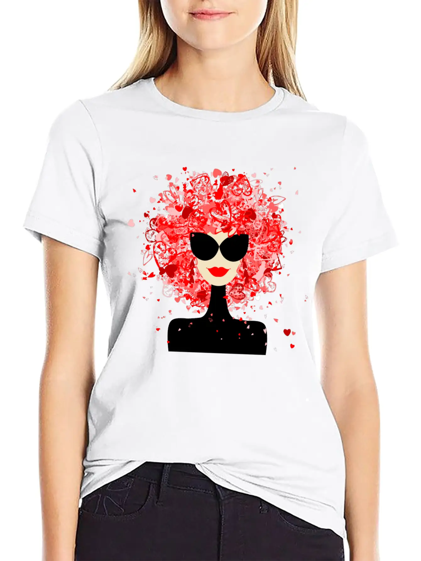 Fashion Girl Stylish Everyday T-Shirt – Unisex Basic Cotton Tee