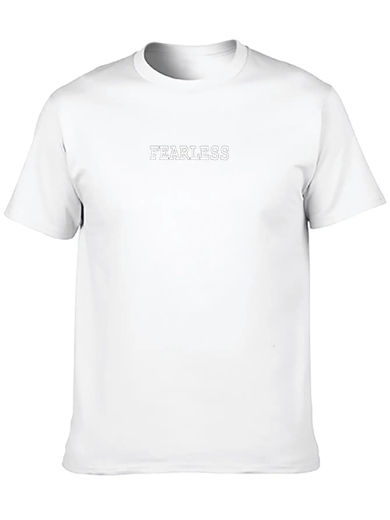 Fearless Lightweight Cotton T-Shirt – Daily Comfort Graphic Shirt