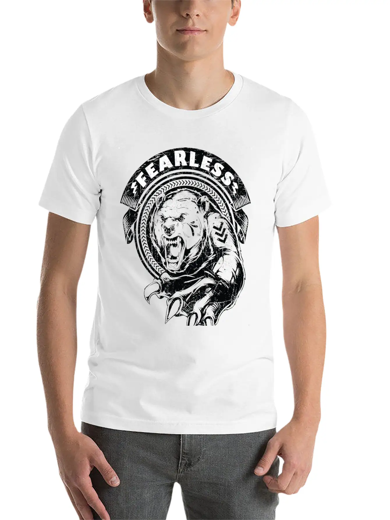 Fearless Stylish Everyday T-Shirt – Unisex Basic Cotton Tee