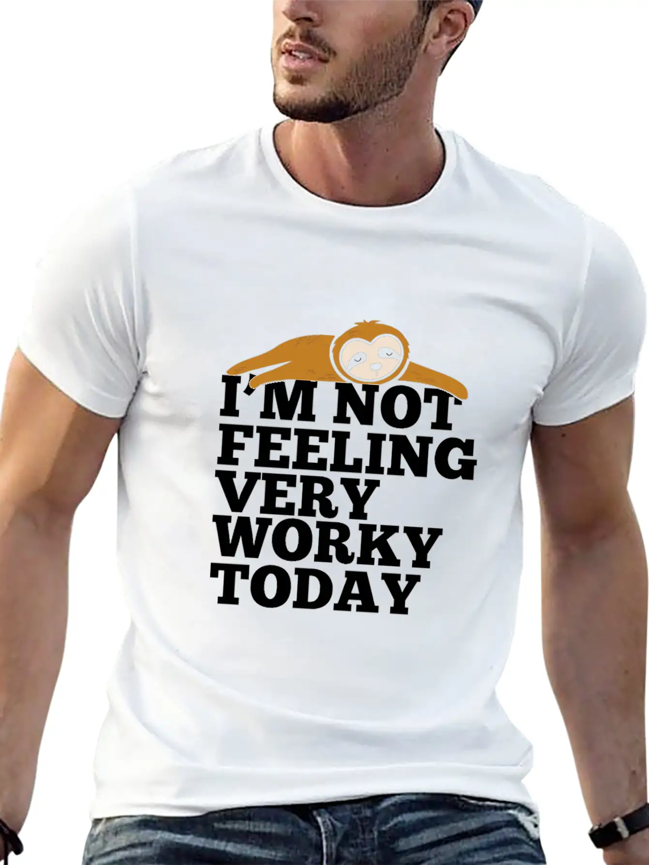 Feeling Not Worky Today Basic Graphic T-Shirt – Daily Comfort In Soft Cotton