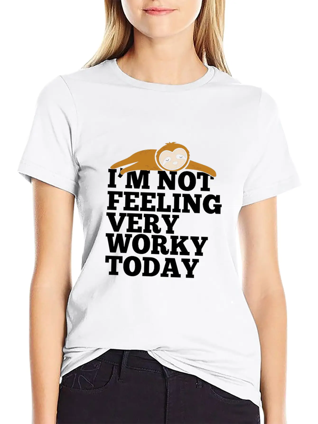 Feeling Not Worky Today Basic Graphic T-Shirt – Daily Comfort In Soft Cotton