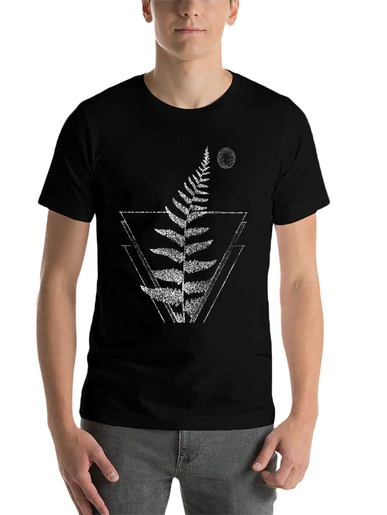 Fern And Moon Stylish Everyday T-Shirt – Unisex Basic Cotton Tee