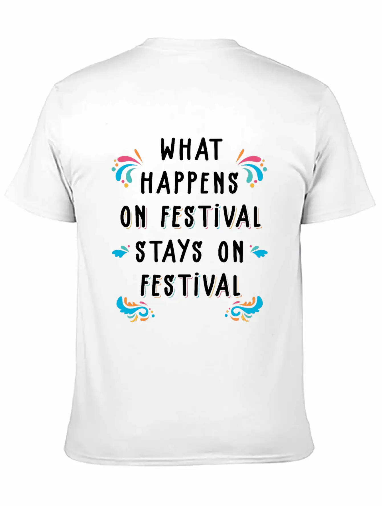Festival Unisex Cotton Tee – Relaxed Fit For Any Occasion
