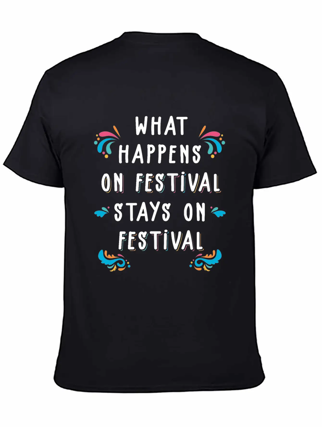 Festival Unisex Cotton Tee – Relaxed Fit For Any Occasion