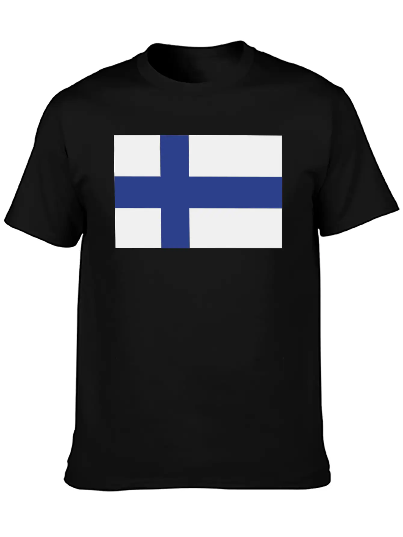 Finnish Flag Basic Graphic T-Shirt – Daily Comfort In Soft Cotton