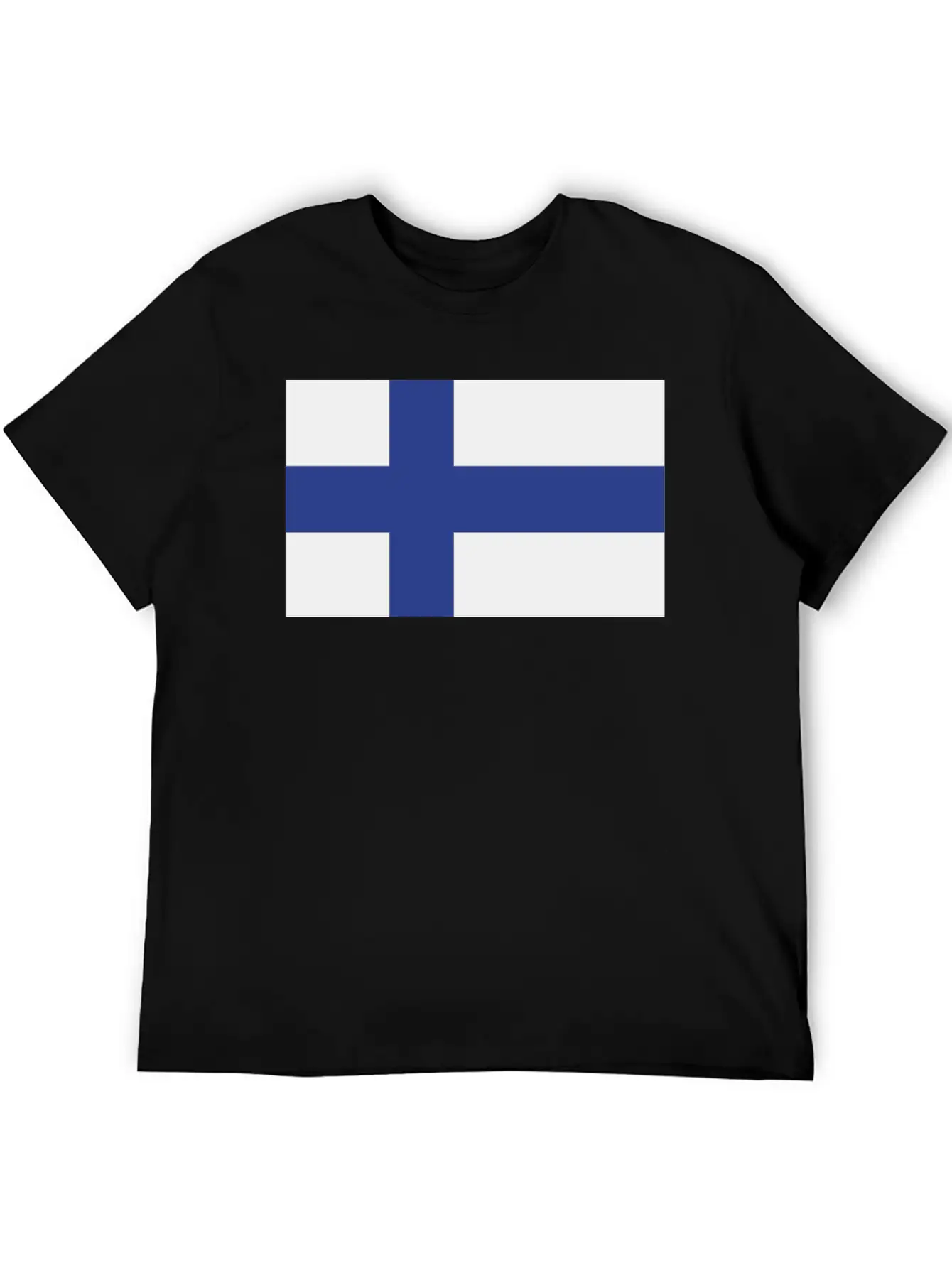 Finnish Flag Basic Graphic T-Shirt – Daily Comfort In Soft Cotton