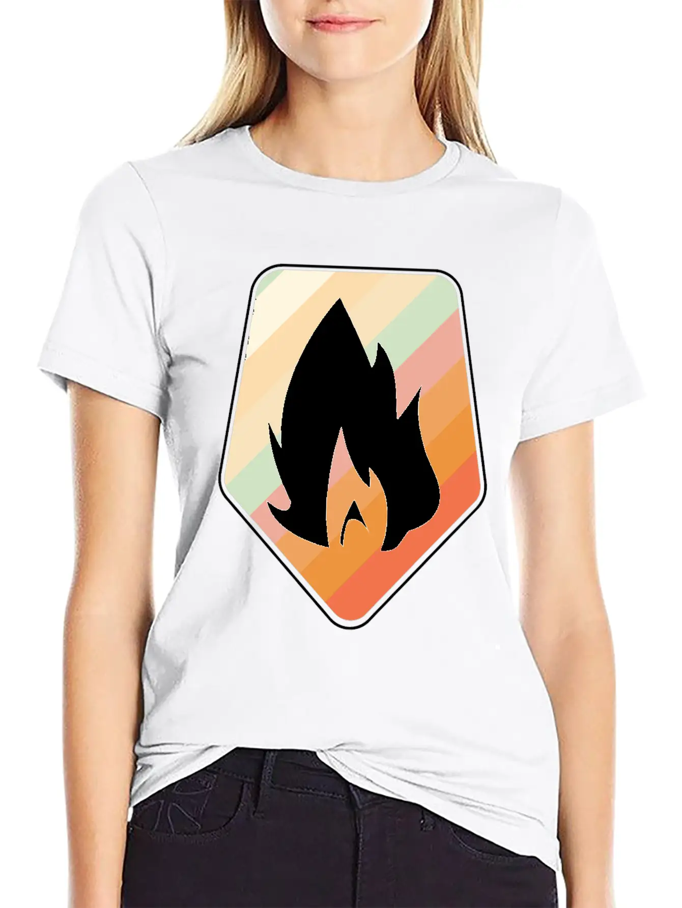 Fire Flame Gift Stylish Everyday T-Shirt – Unisex Basic Cotton Tee