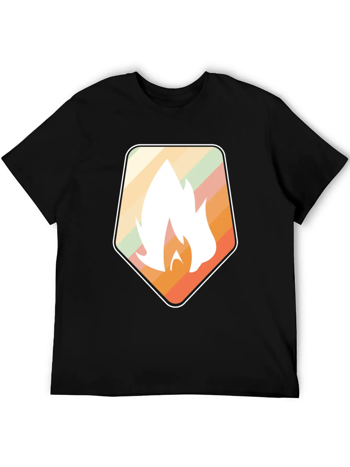 Fire Flame Gift Stylish Everyday T-Shirt – Unisex Basic Cotton Tee