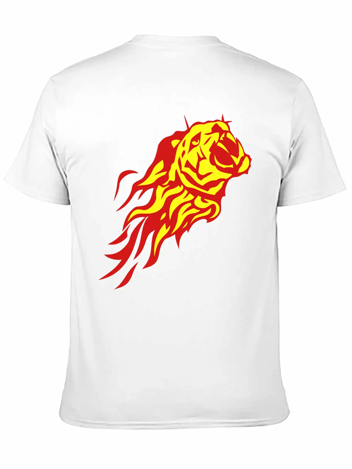 Fire Flame Tiger Animal 302 Classic Cotton Tee – Unisex Comfort For Any Season