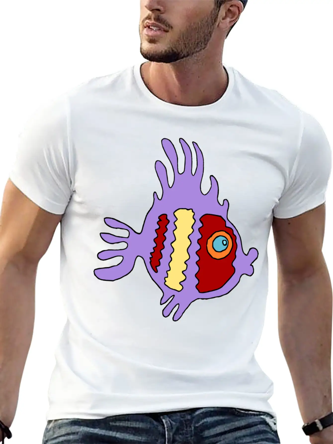 Fish No. 5 Stylish Everyday T-Shirt – Unisex Basic Cotton Tee