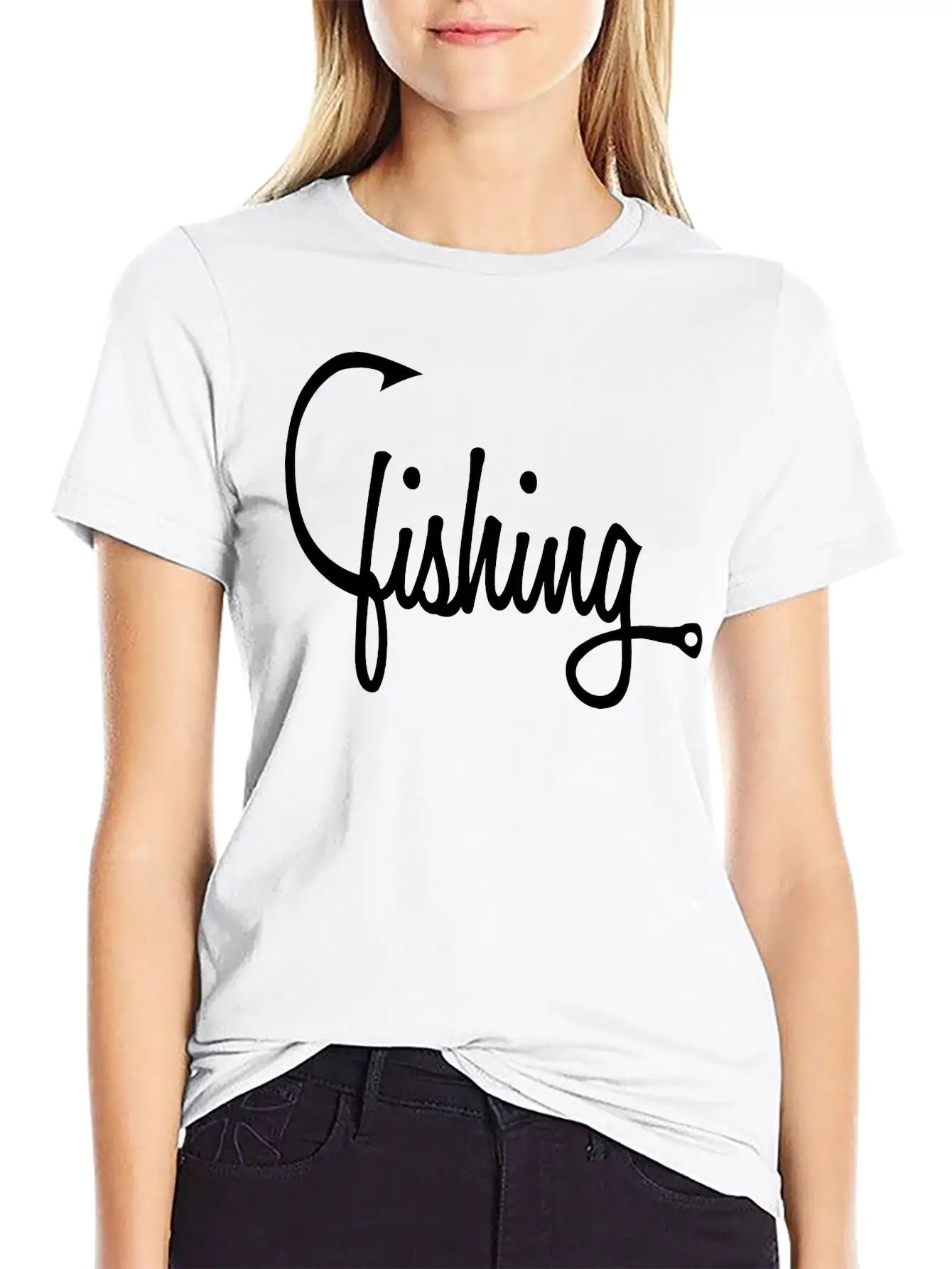 Fishing Hook Stylish Everyday T-Shirt – Unisex Basic Cotton Tee