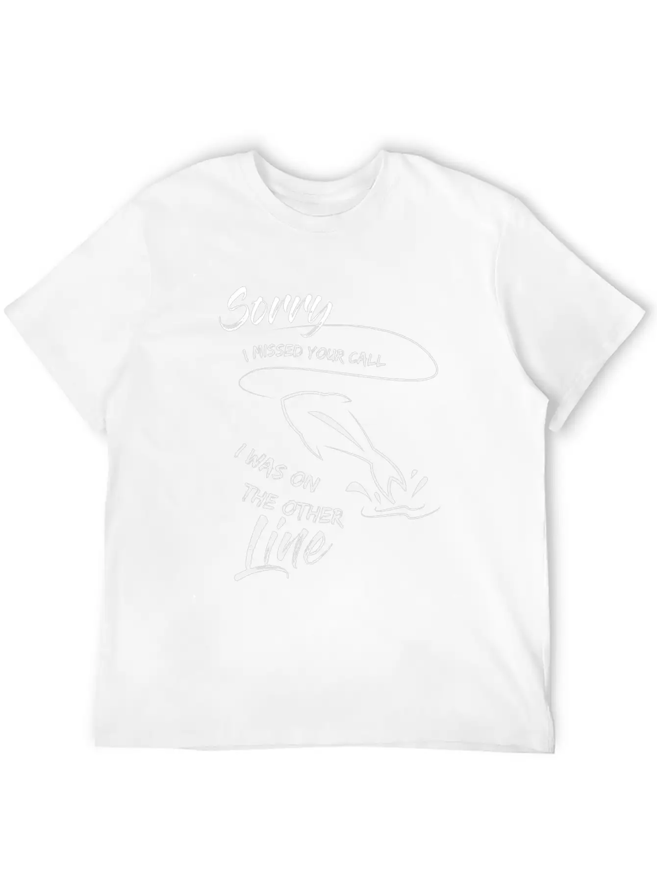 Fishing Sorry I Missed Your Call I Was Busz On The Unisex Cotton Tee – Relaxed Fit For Any Occasion
