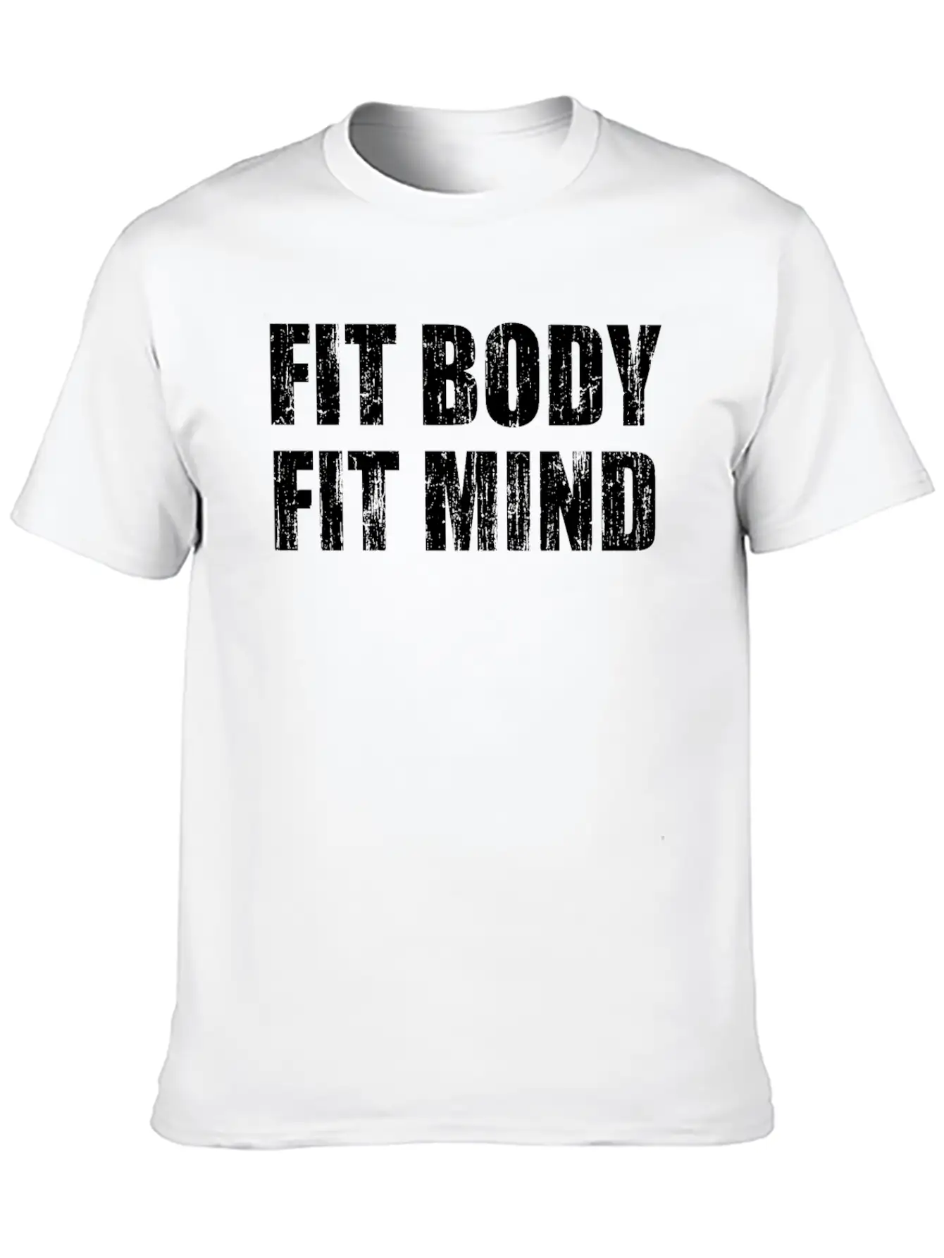Fit Body Fit Mind Stylish Everyday T-Shirt – Unisex Basic Cotton Tee