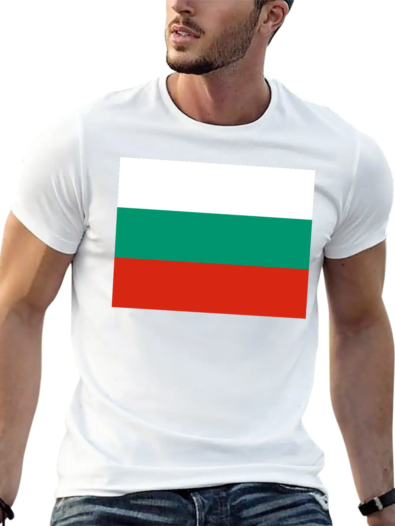 Flag Of Bulgaria (bg) Unisex Cotton Tee – Relaxed Fit For Any Occasion
