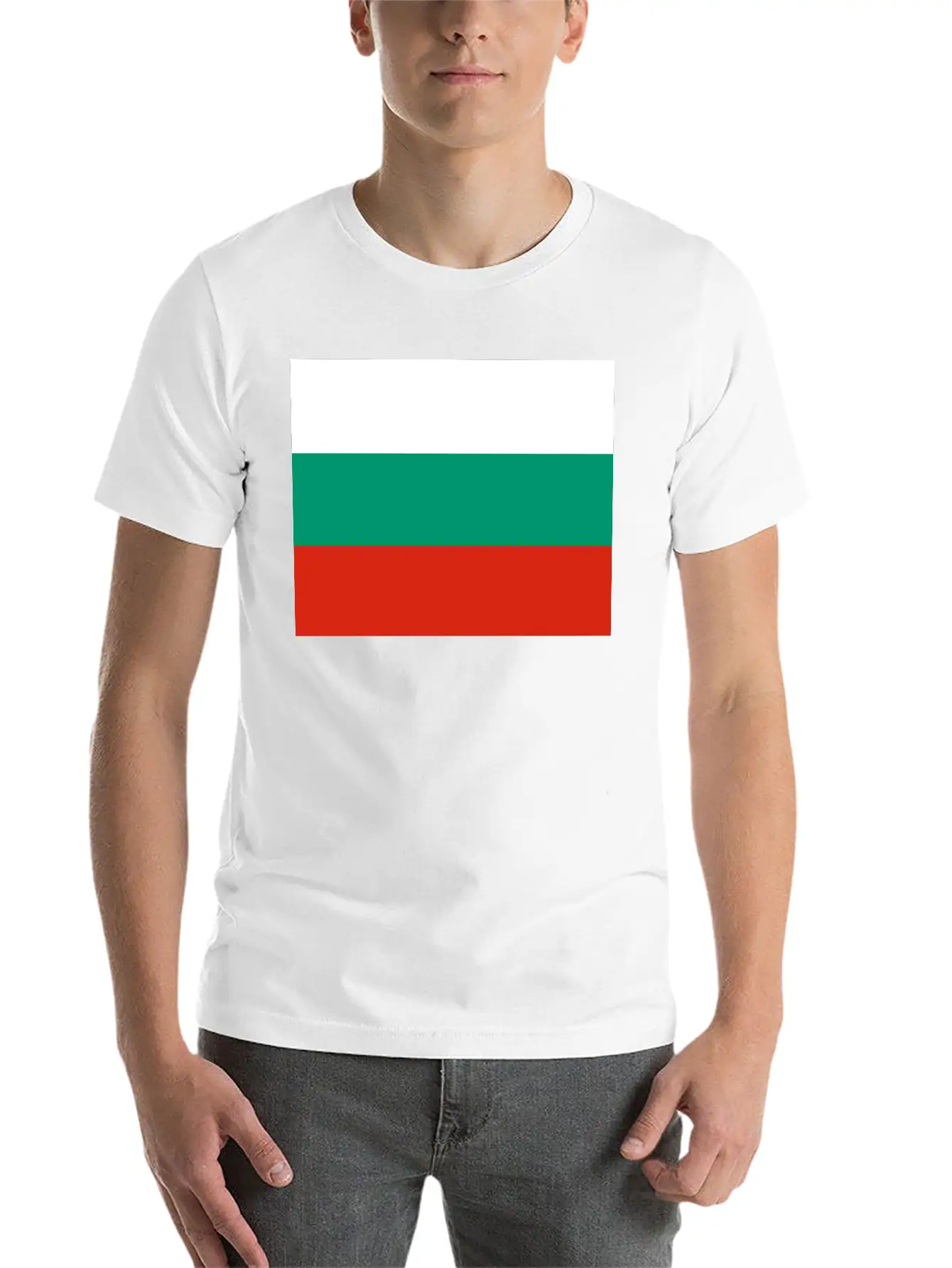 Flag Of Bulgaria (bg) Unisex Cotton Tee – Relaxed Fit For Any Occasion