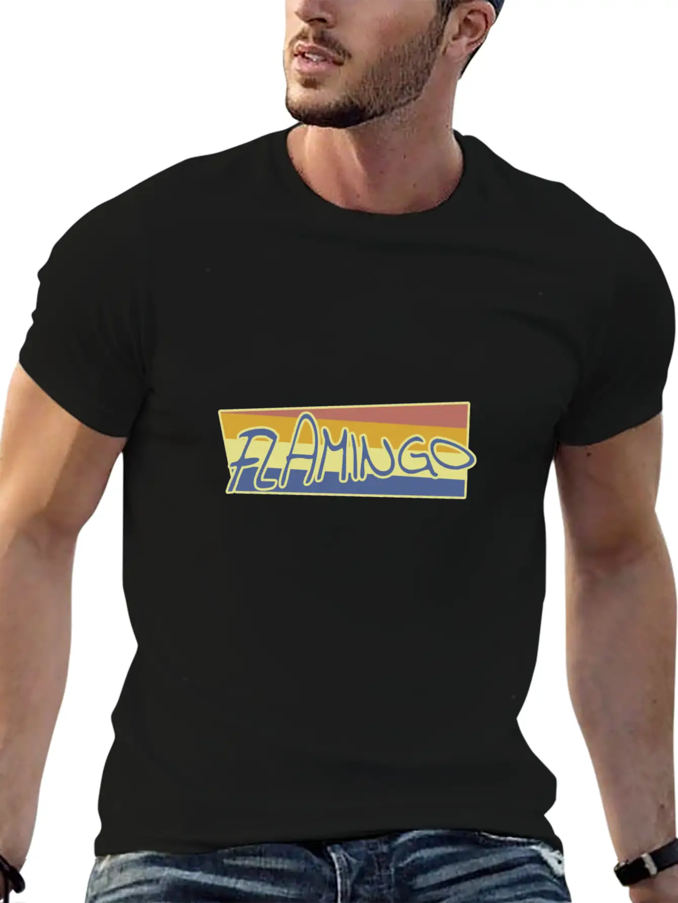 Flamingo Basic Graphic T-Shirt – Daily Comfort In Soft Cotton