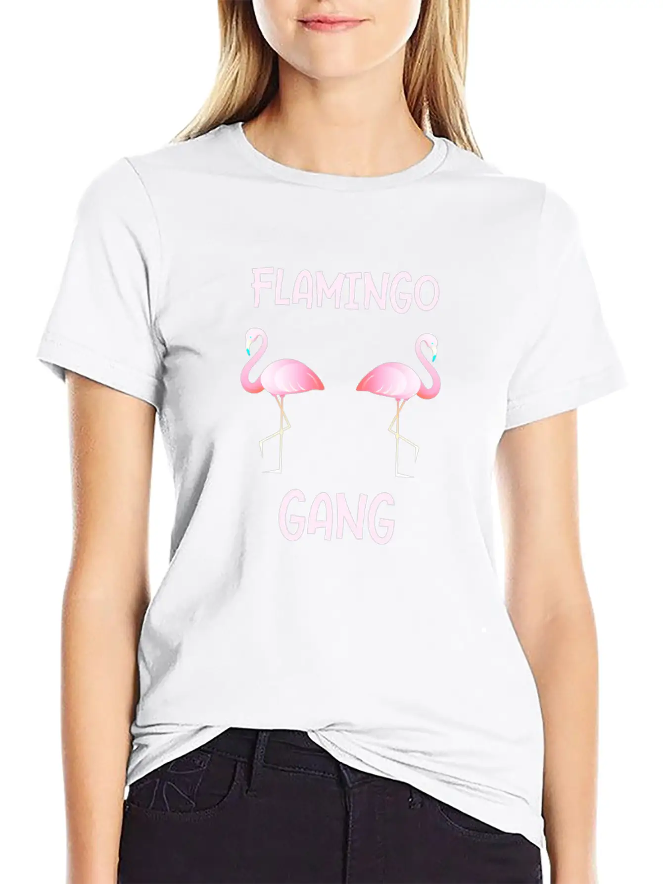 Flamingo Gang As A Gift Flamingos Flamingogear Relaxed Everyday Tee – Lightweight And Durable Cotton