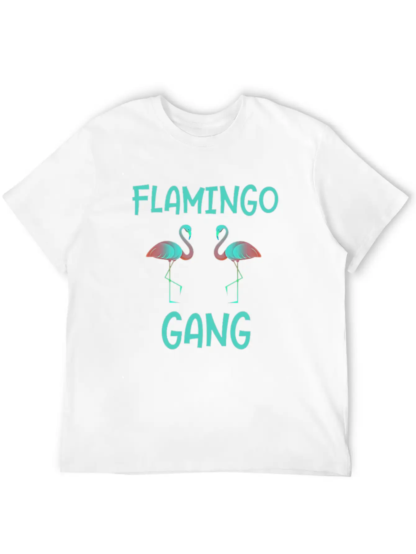 Flamingo Gang Cool Gift Flamingos Stylish Everyday T-Shirt – Unisex Basic Cotton Tee