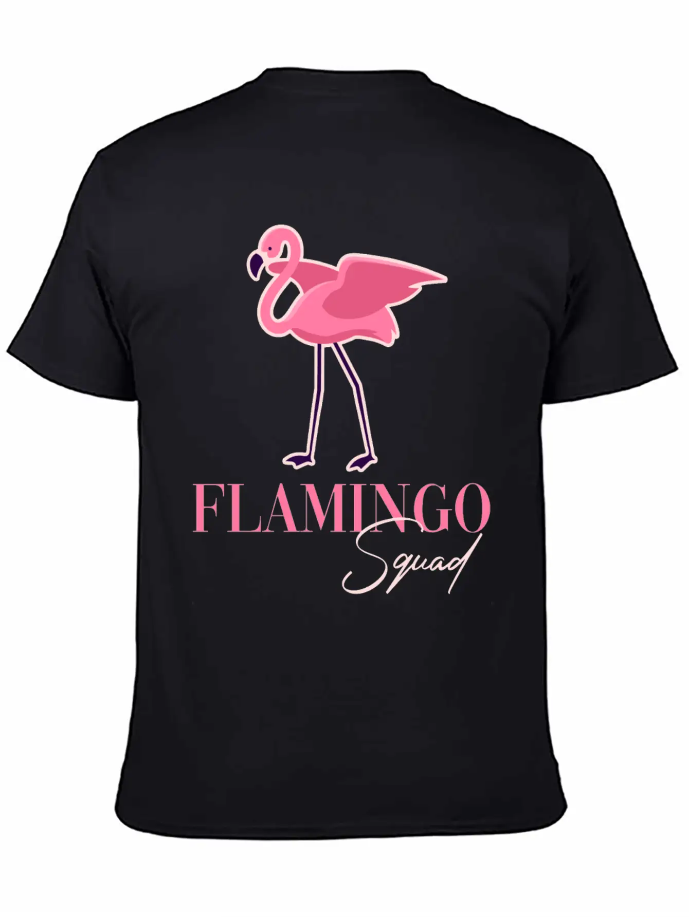 Flamingo Squad Basic Graphic T-Shirt – Daily Comfort In Soft Cotton