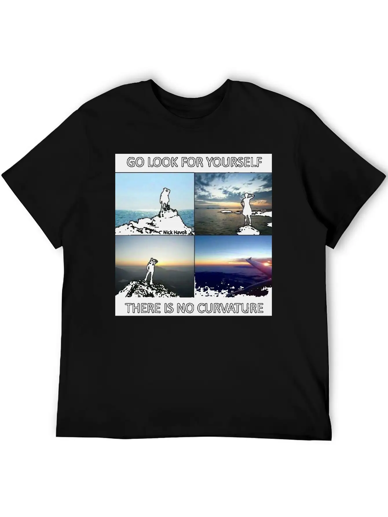 Flat Earth 11 Stylish Everyday T-Shirt – Unisex Basic Cotton Tee