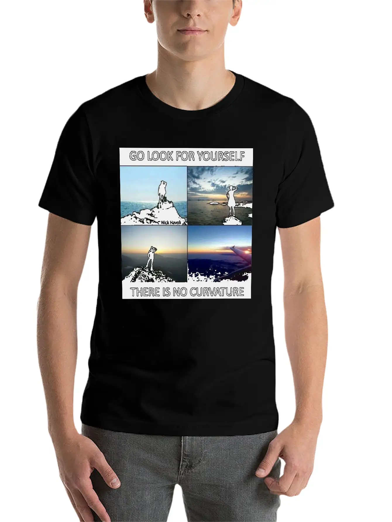 Flat Earth 11 Stylish Everyday T-Shirt – Unisex Basic Cotton Tee
