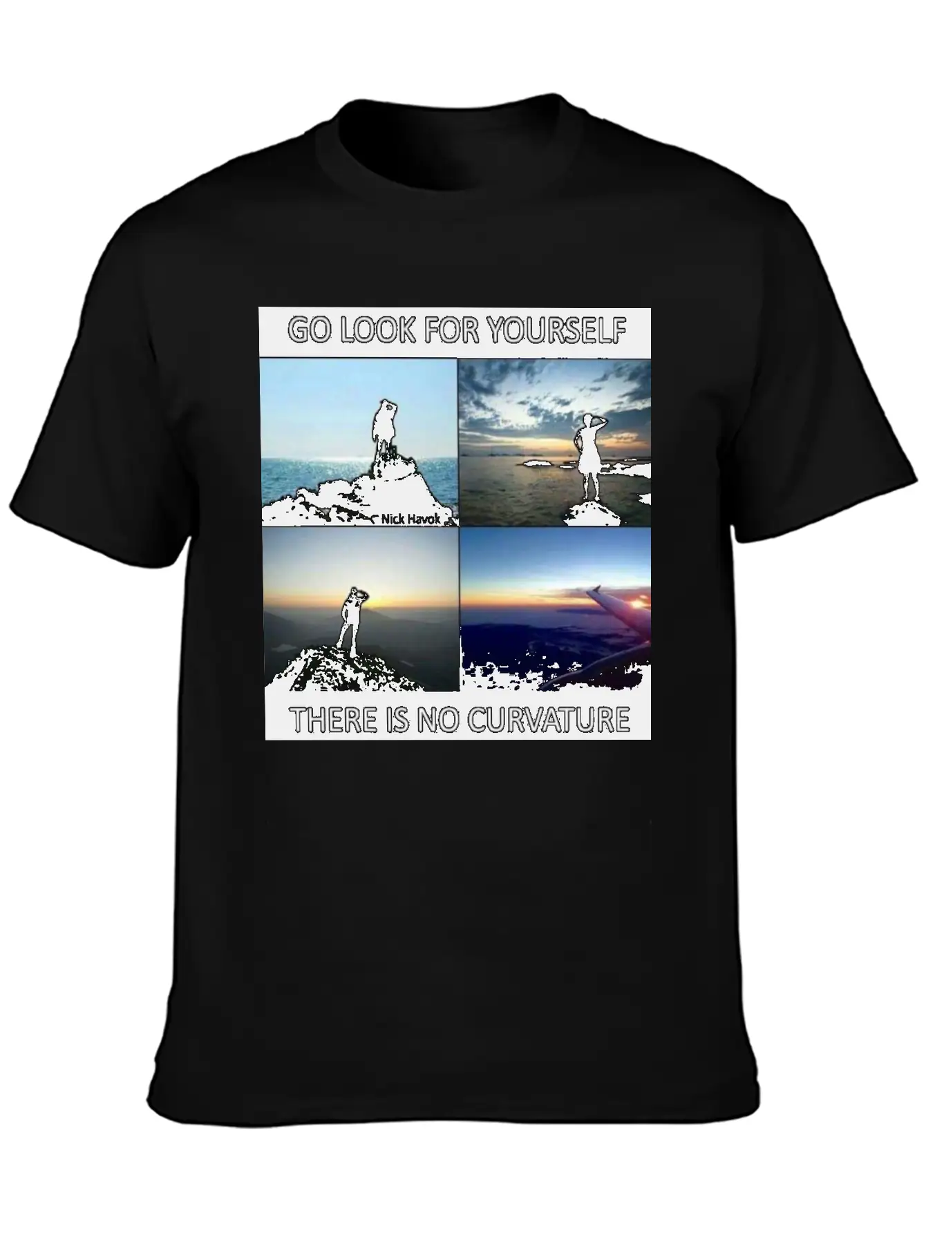 Flat Earth 11 Stylish Everyday T-Shirt – Unisex Basic Cotton Tee