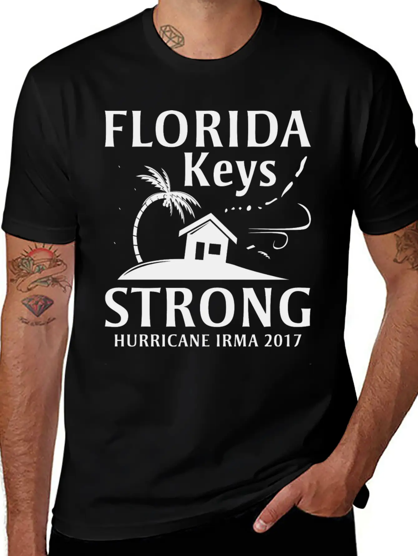 Florida Keys Strong Simple Everyday Graphic Tee – Lightweight Summer Wear