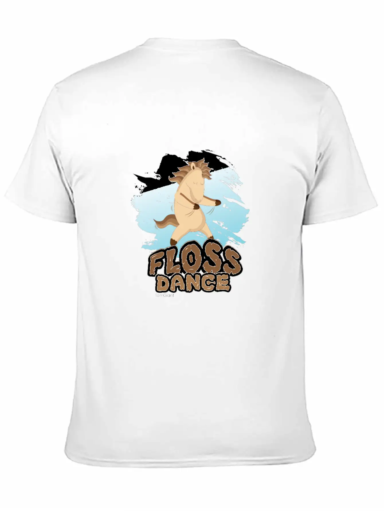 Floss Dance Move Horse Basic Graphic T-Shirt – Daily Comfort In Soft Cotton